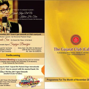 Flyers of the gujarat Club