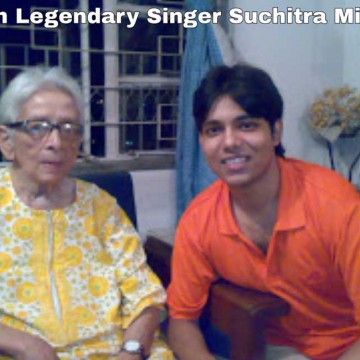 Sagnik Sen with Suchitra Mitra